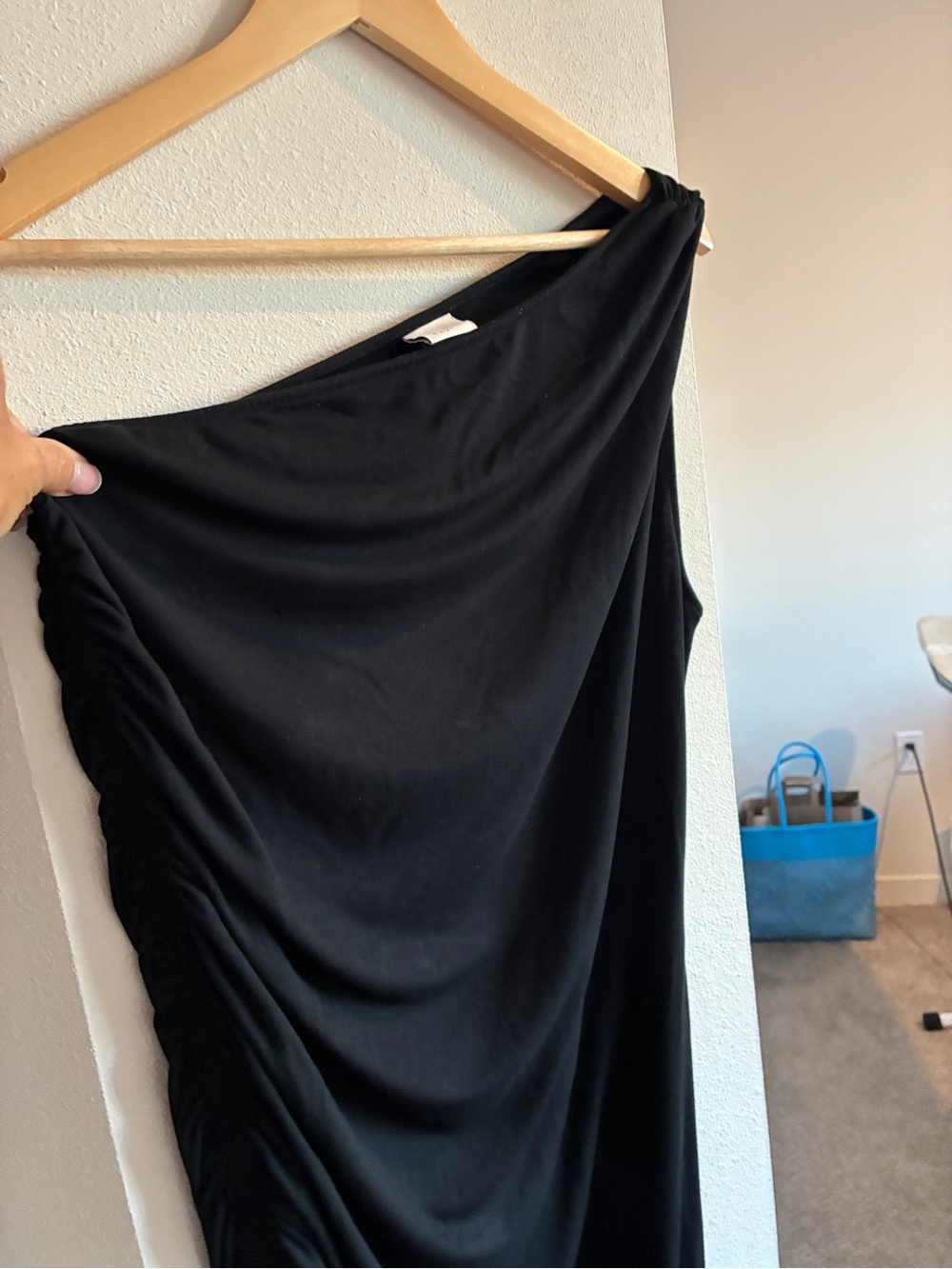 a new day Black One-Shoulder Dress
